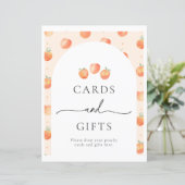 Teken Perziftelpartij voor peach-cadeaus | Peach P (Staand voorkant)