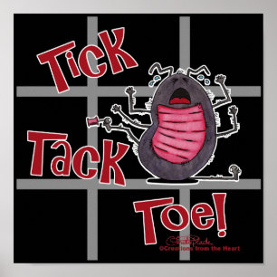 Teken Tack Toe Poster