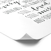 Teken ter liefdevolle herinnering - Degenen die we Poster (Hoek)