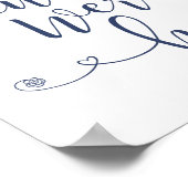 Teken ter liefdevolle herinnering - was hier graag poster (Hoek)