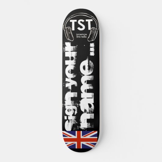 Teken uw naam ... skateboard (Voorkant)