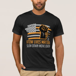 Teken van Amerikaanse vrachtwagenchauffeur T-shirt