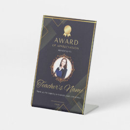 Teken van de speciale sokkel voor de Dag van de Le Reclamebord Met Voetstuk