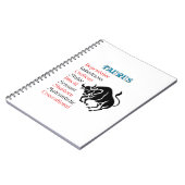 Teken van de Stier-horoscoop Notitieboek (Linkerzijde)