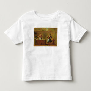 Teken van de Venetiaanse gebuis van de banketbakke Kinder Shirts