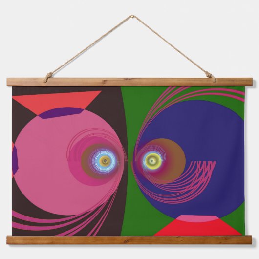 Teken van de Vissen Hangend Wandkleed (Voorkant)