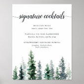 Teken van het Cocktail-menu Teken van de Band van Poster (Voorkant)