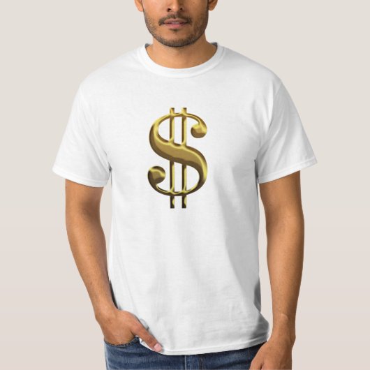 Teken van het Dollar Atlas Shrugged T-shirt (Voorkant)