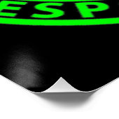 Teken van het team van de Respons van het Zombie Perfect Poster (Hoek)