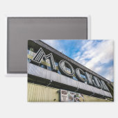 Teken van het treinstation van Moskou Magneet (Voorkant / Achterkant)