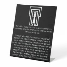 Teken van het voetstuk van het gilde van Osiris