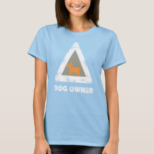 Teken van hondeneigenaar t-shirt