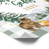 Teken van kaarten en cadeautjes poster (Hoek)