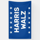 Teken van Kamala Harris Tim Walz Yard Spandoek (Verticaal)