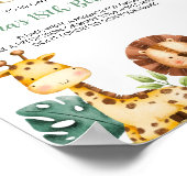 Teken van tijdcapsule | Wild ONE verjaardagsfeestj Poster (Hoek)