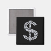 Teken voor diamanten magneet (Voorkant / Achterkant)