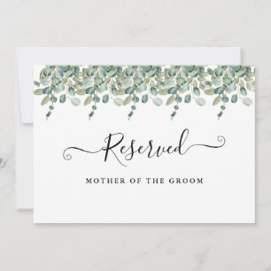 Teken voor gereserveerd Summer Garden Watercolor F Kaart