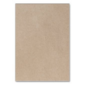 Teken voor het proefblad Kraft Foliage Kaart (Achterkant)