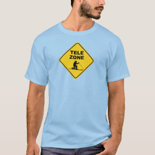 Teken voor Telemark Ski Zone T-shirt