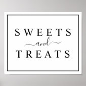 Teken voor zwarte en witte bruiloft poster (Voorkant)