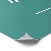 Teken wasgoed poster (Hoek)