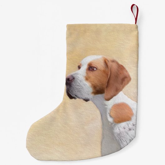 Tekenaanwijzer - Kute Original Dog Art Kleine Kerstsok (Achterkant)