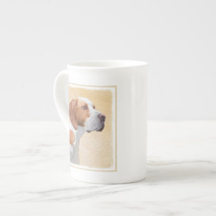 Tekenaanwijzer - Kute Original Dog Art Porselein Kop