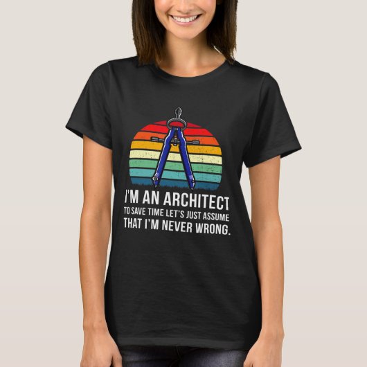 Tekenaar Constructeur Engineer Ontwerp Architect T-shirt (Voorkant)