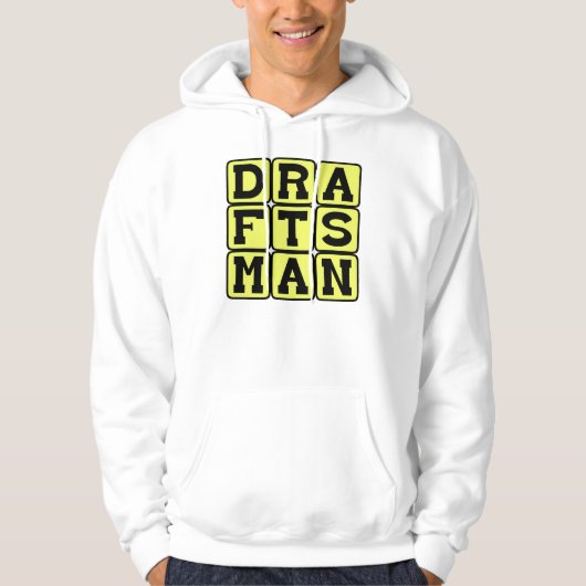 Tekenaar, Technisch Plan Maker Hoodie (Voorkant)