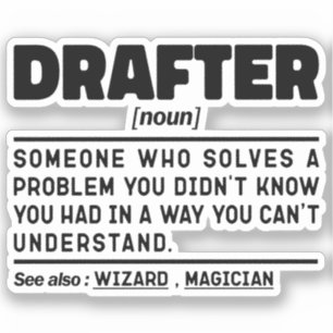 Tekenaar Zelfstandig naamwoord Professionele Werkn Sticker