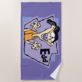 Tekenafbeelding bewerken strandlaken (Voorkant)