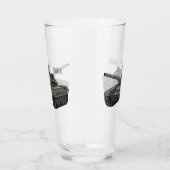 Tekenafbeelding cartoon glas (Links)