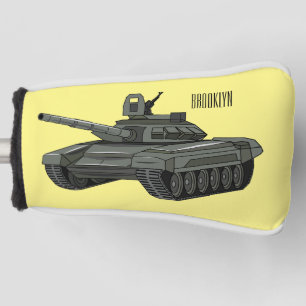 Tekenafbeelding cartoon golfheadcover