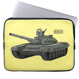 Tekenafbeelding cartoon laptop sleeve