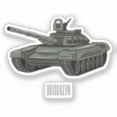 Tekenafbeelding cartoon sticker (Voorkant)