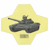 Tekenafbeelding cartoon voetbal (Enkel)