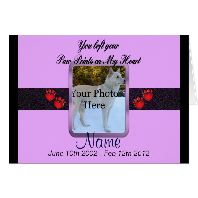 Tekenafdrukken op mijn hart - Mauve (Voorkant Horizontaal)