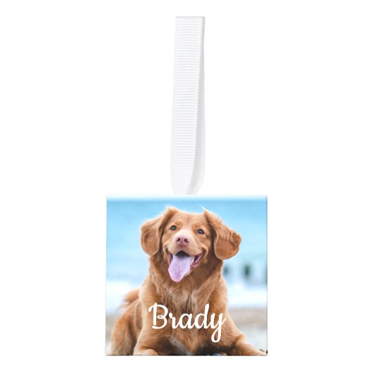 Tekenafdrukken op onze foto van het hoofdartikel kubus ornament (Voorkant)