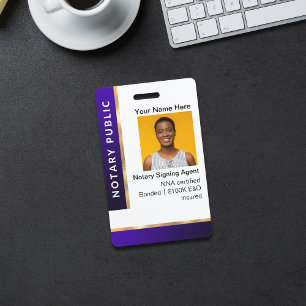 Tekenbevoegde Agent ID-badge, Notaris ID Badge