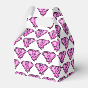 Tekenbewustzijn bij borstkanker Diamantlogo Wit Bedankdoosjes