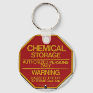 Tekenbord voor chemische opslag sleutelhanger