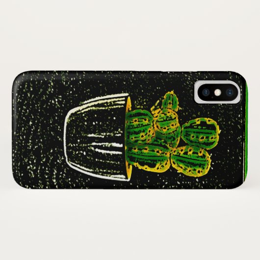 Tekencactus Case-Mate iPhone Case (Achterkant (horizontaal))