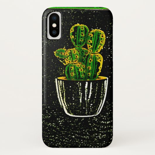 Tekencactus Case-Mate iPhone Case (Achterkant)