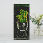 Tekencactus Menu (Staand voorkant)