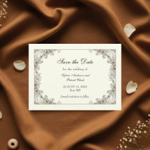 Tekenen bloemen ivoor romantische bruiloft