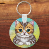 Tekenen Kat Sleutelhanger (Voorkant)