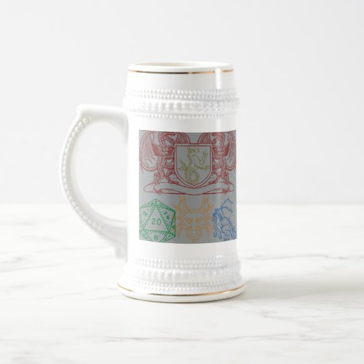 Tekenen met ijs bierpul (Links)