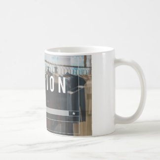 Tekenen met nieuwe koffiemok