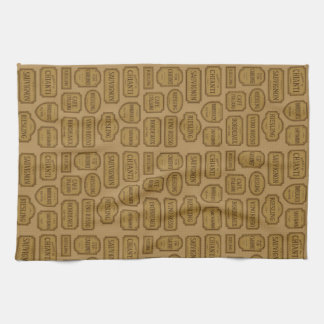 Tekenen met wijnnamen door Natasha Us Theedoek