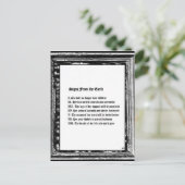 Tekenen van de aarde briefkaart (Staand voorkant)